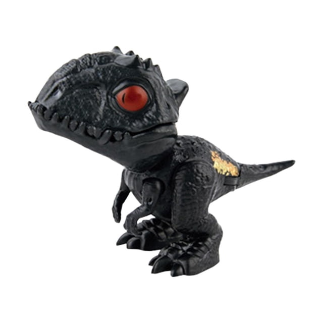 Juguete de dinosaurio de mano con articulaciones flexibles Sunnimix Indominus negro