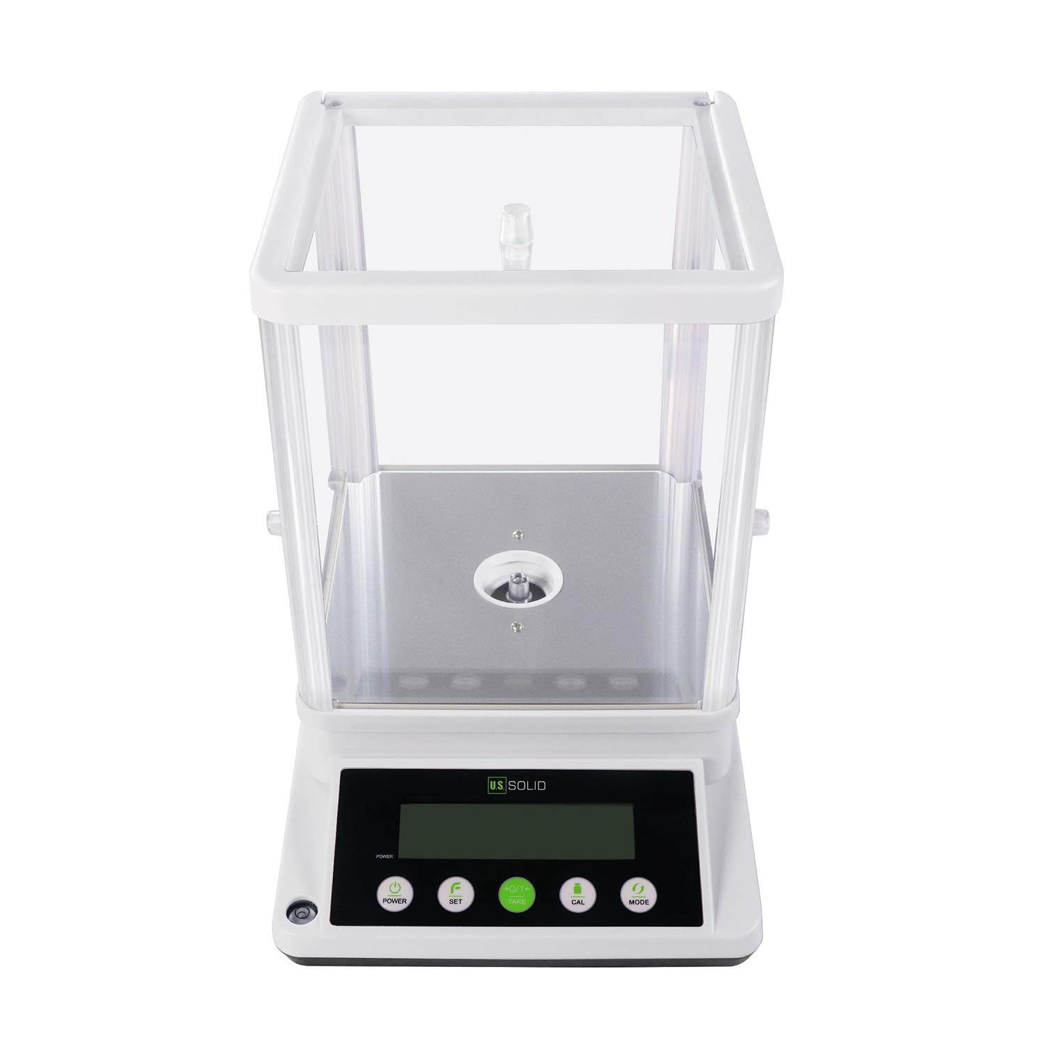 U.S. Solid Digital Analytical Balance 210g x 0.001g/1mg Electronic Lab Precision Scale with 1 LCD Screen, 4 Units Available, RS232 Interface