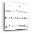 thumbnail image 2 of Epic Art 'Birds on the Line' by Incado, Acrylic Glass Wall Art, 24"x24", 2 of 8