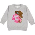 thumbnail image 2 of Inktastic 3rd Birthday 3 Year Old Cowgirl Toddler Sweatshirt, 2 of 4