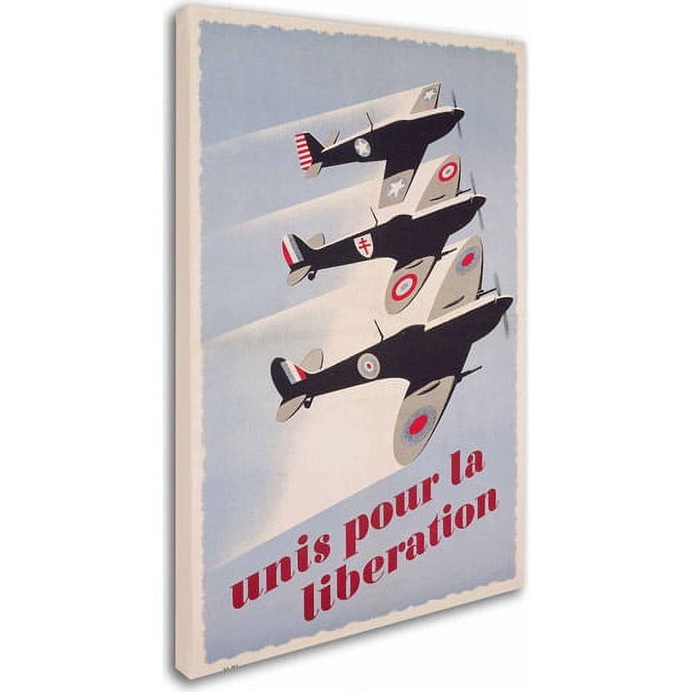 Trademark Fine Art "Propaganda Poster for Liberation" Canvas Art