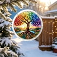 thumbnail image 6 of Tree of Life DIY Acrylic Puzzle Suncatcher Stained Glass Style Window Hanging Decoration - 7.87 Inch A, 6 of 6