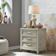 Belmar 3 Drawer Night Stand in Washed Taupe