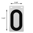 thumbnail image 2 of GOGO Flip Scoreboard Numbers 3 1/8" x 5 1/2", Visible Black Number Card, No.0-9 One Side, Price / Set, 2 of 4