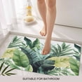 thumbnail image 3 of Tropical Plants Door Mat&nbsp;Indoor Outdoor Entrance, Non Slip Small Rug for Kitchen Bathroom Entryway Rug, Country Summer Green Palm Leaves Washable Doormat Floor Mat 18x30 Inch, 3 of 8