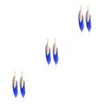 thumbnail image 3 of yingyy Dangle Earrings with Gold Color Small Earrings for Women blue 3Set, 3 of 6