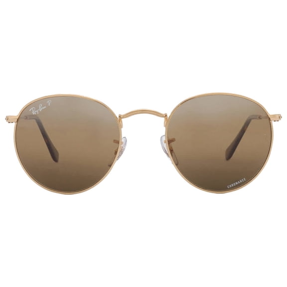 Sunglasses Ray-Ban RB 3447 001/G5 Round Metal Arista Polar Clear