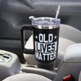 thumbnail image 6 of 70th Birthday Gifts for Men Women 70 Year Old 1954 Birthday Gift Ideas for Dad Mom 40oz Tumbler Cup With Handle, 6 of 6