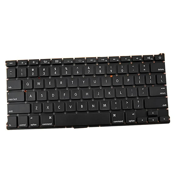 Replacement Laptop Keyboard A1369 A1466, Great To Repair/Replace Cracked/Broken Laptop Keyboard (Black)