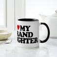 thumbnail image 6 of CafePress - I LOVE MY GRANDDAUGHTER Mug - 11 oz Ceramic Mug - Novelty Coffee Tea Cup, 6 of 6