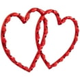 thumbnail image 5 of Northlight Lighted Double Heart Valentine's Day Window Silhouette - 17" - Red, 5 of 9