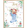 thumbnail image 1 of Tarjeta de Navidad HEJOYN Regalos de feliz Navidad para hijo, 1 of 7
