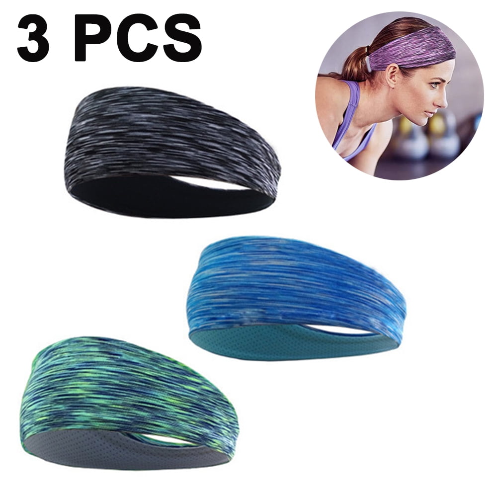 Men's Headbands, 3 Pack Sweat Workout Headbands for Men, Sport Cooling