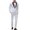 White, variant on TBWNWG Modern Men's Slim Fit Suit Set for Formal Events and Daily Wear with Stylish Contrast Neckline Design,Sizes 3XL