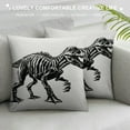 thumbnail image 3 of Nawypu  Tyrannosaurus T-Rex Dinosaur Throw Pillow, Multicolor, 3 of 5