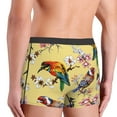 thumbnail image 5 of Junzan Beautiful Bright Birds And Flowers Mens Underwear Boxer Briefs For Men’s - Small, 5 of 9