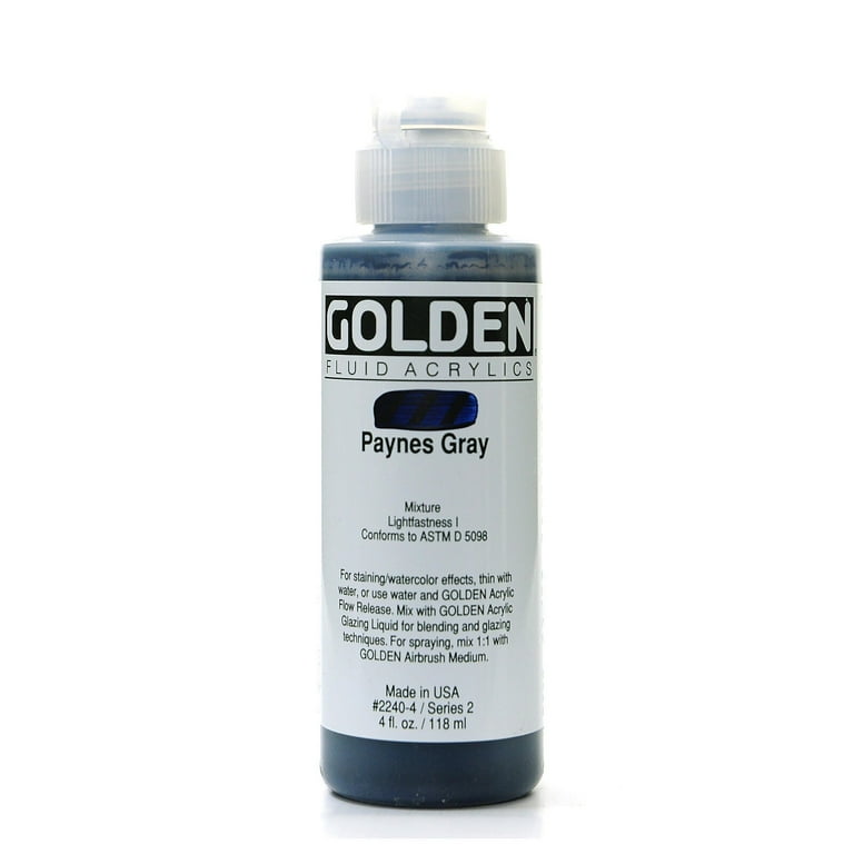 Golden : High Flow : Acrylic Paint : 119ml : Transparent Phthalo