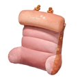 thumbnail image 1 of Almohada de respaldo de felpa, cojín de soporte de cintura, almohada de soporte de cintura transpirable, cojín de salón de respaldo para adultos Sunnimix almohada de lectura, 1 of 8