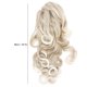 thumbnail image 3 of Long Curly Ponytail Wig Claw Clip Hair Wig Extensions Hairpiece Women Female Wavy Wig 50cm24T613, 3 of 4