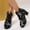Silver, variant on Women's Lace-up Gothic Ankle Boots with Buckle Zipper Chunky Block Heel Halloween Skull Print Biker Booties Retro Suede Anti Slip High Heels Shoes Gold 39(US-7.5)