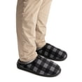 thumbnail image 3 of MUK LUKS Men's Plaid Fleece Comfort Clog Slipper, 3 of 9