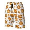 thumbnail image 5 of Naloa Yellow Biscuit Men's Beach Shorts, Surfing shorts, Swim trunks, Quick Dry Swim Trunks for Surfing Beach Fun - X-Large, 5 of 9