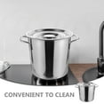 thumbnail image 4 of unbranded De Acero Inoxidable Plateado Para Cocina Con Ideal Para Almacenamiento Y Cocción De, 4 of 8