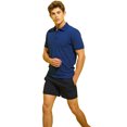 thumbnail image 3 of Asquith & Fox Mens Short Sleeve Performance Blend Polo Shirt, 3 of 4