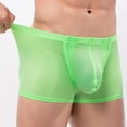 thumbnail image 2 of PEASKJP Mens Soft Trunks Breathable Pouch Underwear,Green M, 2 of 5