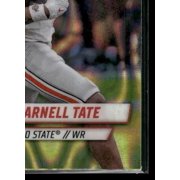 2024 Bowman University Chrome Football Card #39 Carnell Tate Teal Lava Refractor Ohio State Buckeyes