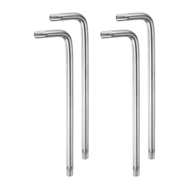 Unique Bargains Clé Torx Hexagonale Lot de 4 Clé en Acier à Haute Teneur en Carbone