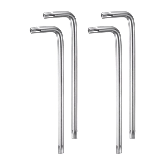 Uxcell 4pack Torx Hex Key Wrench T45 High Carbon Steel Star Hex Wrench