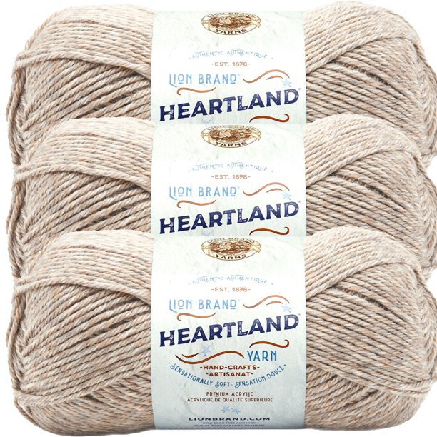Lion Brand Heartland YarnGrand Canyon, Multipack Of 3