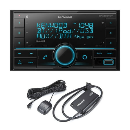Kenwood DPX305MBT Car In-Dash Digital Media receiver for Satellite Radio