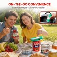 thumbnail image 6 of Green Electric Can Opener One Touch Fits All Can Sizes, Electric Can Openers for Kitchen Food Safe with Smooth Edge, Kitchen Gadgets Battery Operated Can Openers for Seniors, Arthritis and Chef, 6 of 9
