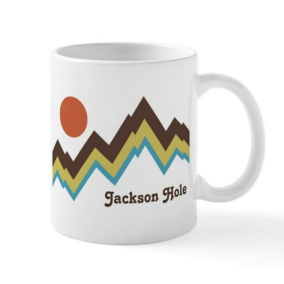 CafePress - Jackson Hole Mug - 11 oz Ceramic Mug - Novelty Coffee Tea Cup