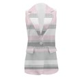 thumbnail image 3 of Gibobby chaquetas ligero de rendimiento Mujer Primavera Verano Viaje Elegante Y Transpirable Sin Mangas Estampado A Slim Fit Chaleco Chaqueta (Rosa, M), 3 of 4