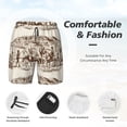 thumbnail image 5 of Balery Western Desert Cowboys2 Mens Swim Trunks Swim Shorts for Men Quick Dry Inseam Beach Shorts with Compression Liner Pocket-3X-Large, 5 of 9