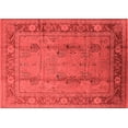 thumbnail image 1 of Ahgly Company Indoor Rectangle Oriental Red Industrial Area Rugs, 4' x 6', 1 of 4