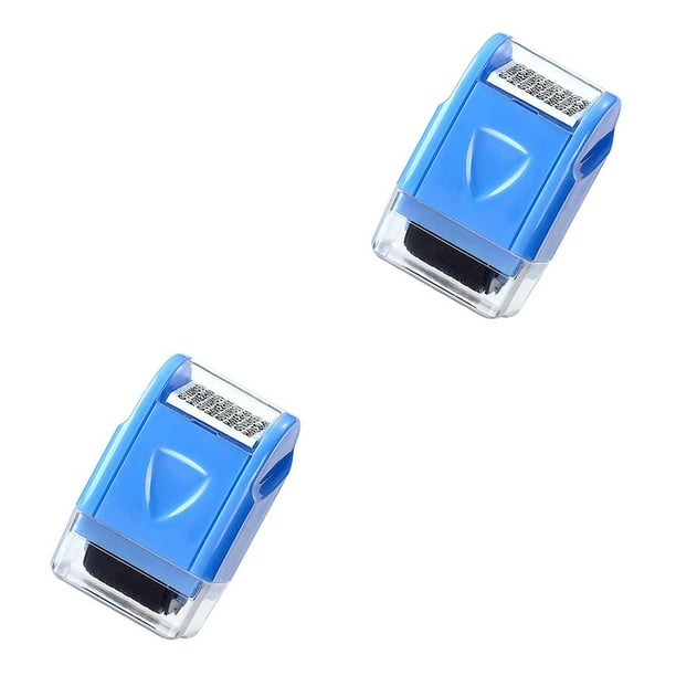 Sello de rodillo de protección de identidad personal Toystoory 2Conjunto Azul