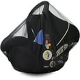 thumbnail image 6 of Mosquito net for stroller, baby stroller bug net with Sewn in Pouch, small hole mesh, Black, 6 of 7