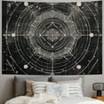 thumbnail image 2 of BCIIG Sacred Geometry Tapestry Wall Hanging Unique Style Graphic Tapestries Home Wall Decor Art for Living Room Bedroom Apartment Farmhouse Dorm 40x30inch, 2 of 6