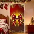 thumbnail image 3 of Cheapark Couverture de Porte Chaude avec Nœud Bannière - Tissu Réutilisable Résistant aux Intempéries Cadeau pour Fête Valentine's Cour Décoration, 3 of 6