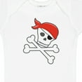 thumbnail image 4 of Inktastic Pirate Skull and Crossbones Boys or Girls Baby Bodysuit, 4 of 5