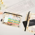thumbnail image 4 of 2 Pack Flip Folders with Clear PVC Window Binder Pouches 3-Ring Binder Organizer for Office & Home Bears Are Eating Honey, 4 of 6
