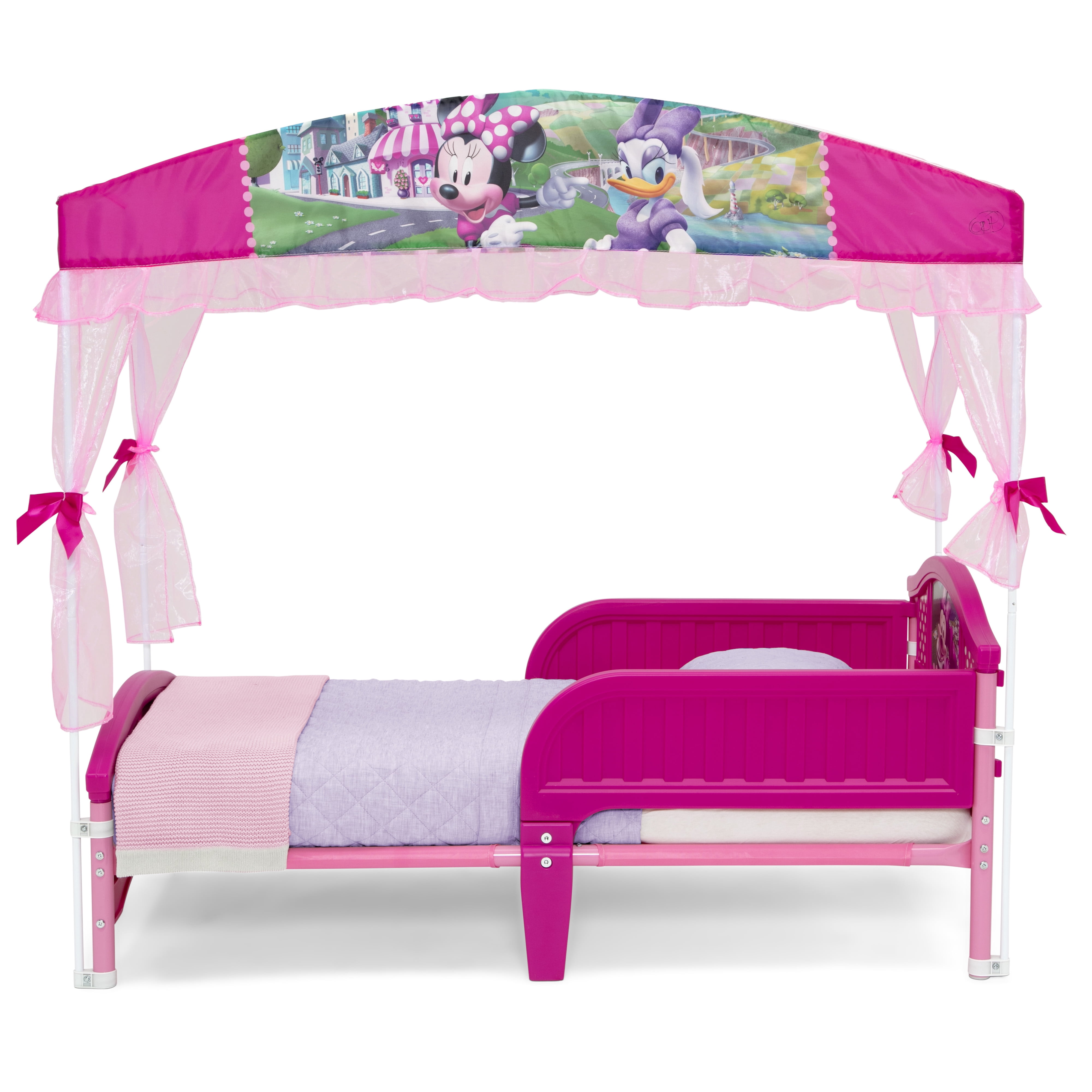 Minnie Mouse Toddler Bed with Canopy by Delta Children