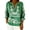 a2:Green, variant on Womens Linen Tops Summer Retro Embroidered 3/4 Sleeve Boho Shirts Loose Fit V Neck Tunic Dressy Casual Blouses Beach Holiday Tops