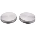 thumbnail image 4 of 8 Pcs Stainless Steel 86mm Sealed Leak Proof Cover With Silicone Seals Resistant Storage Solid Caps, 4 of 5