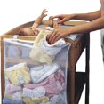 thumbnail image 3 of Bolsa de malla para cuna de bebé, organizador de pañales para recién nacido, contenedor de ropa para niños pequeños, 3 of 4
