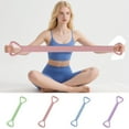thumbnail image 4 of Figure 8 Resistance Band, Arm Back Shoulder Exercise Elastic Rope Stretch Fitness Band, Foot, Leg, Hand Stretcher, Arm Exerciser for Yoga Pilates Stretching Physical Therapy, Can withstand 15 lbs, 4 of 4